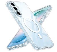 ivoler Clear Magnetic Case for Samsung Galaxy S26 FE 5G (Not for S26), [Compatible with Magnetic] [Military Grade Protection] Shockproof Scratch-Resistant Transparent Protective Case, Transparent