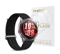 ivoler Pack of 4 Protective Glass Screen Protectors for Huawei Watch GT Runner 2, 9H Hardness Protection Glass, HD Clear Screen Protector, Anti-Scratch Film, Anti-Bubble