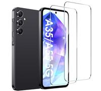 ivoler Screen Protector for Samsung Galaxy A55 5G / A35 5G, 9H Hardness Tempered Glass, Anti-Scratch Film, Anti-Bubble, 2-Pack