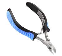 Ivon Cuticle Trimmer, Professional Non-Slip Cuticle Cutter Stainless Steel Nipper Blue