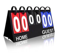 IVONNEY Scoreboard Score Keeper Portable Table Top Scoreboard, Digital Score Flipper for Basketball Volleyball Tennis Sports - Scoreboard Flips up to 99
