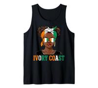 Ivorian Flag Woman Design West African Pride Tank Top