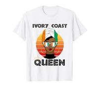 Ivorian Queen African Queen Ivory Coast Flag Ivorian Women T-Shirt