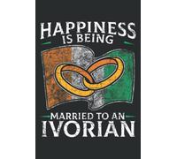 Ivorian Wedding Ivory Coast Marriage Married Roots: Journal/Ruled Notebook with Premium Paper, 6" x 9", Inner Pocket, 120 Pages