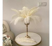 Ivory 10pcs 16-18inch Ostrich Feathers for Wedding Centerpieces Christmas Plume Home Decorations Party