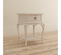 Ivory Bedside Table - 1 Drawer