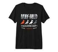 Ivory-Billed Woodpecker Birdwatching Birdwatcher Hope Knocks Premium T-Shirt