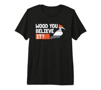 Ivory-Billed Woodpecker Birdwatching Wood You Believe It Premium T-Shirt