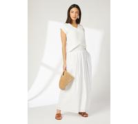 Ivory Broderie Midi Skirt Principles Ivory 12