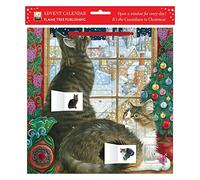 Ivory Cats by Lesley Anne Ivory: Christmas Window advent calendar (with stickers)