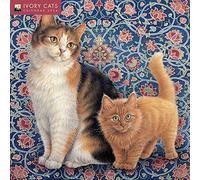 Ivory Cats by Lesley Anne Ivory Wall Calendar 2024 (Art Calendar)