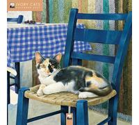 Ivory Cats by Lesley Anne Ivory Wall Calendar 2027 (Art Calendar): Original Flame Tree Publishing-Kalender [Kalender]