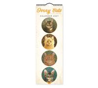 Ivory Cats Slim Calendar 2027 (Art Calendar)