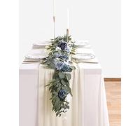 Ivory Chiffon Table Runner 2 Packs 27x120 Inch Chiffon Draping Fabric Long Romantic Wedding Party Table Cover Arch Decoration