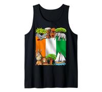 Ivory Coast Côte D'Ivoire Flag Ivorian Roots Ivorian Pride Tank Top