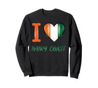 Ivory Coast Flag Cote d'Ivoire Ivorian Roots Sweatshirt