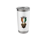 Ivory Coast Flag Ivorian Roots Cote D'Ivoire Stainless Steel Insulated Tumbler