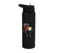 Ivory Coast Flag Ivorian Roots Cote D'Ivoire Stainless Steel Insulated Water Bottle