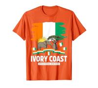Ivory Coast Flag Outfit Idea For Women & Ivorian Heritage T-Shirt