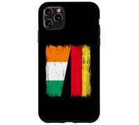 Ivory Coast Germany Half Flag Cote de Ivory German Heritage Case for iPhone 11 Pro Max