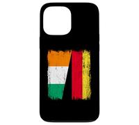 Ivory Coast Germany Half Flag Cote de Ivory German Heritage Case for iPhone 13 Pro Max