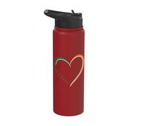 Ivory Coast Roots Ivorian Flag Cote D'Ivoire Stainless Steel Insulated Water Bottle