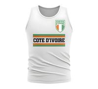 Ivory Coast Women's Womens Core Football Country Sleeveless Tee in White | Size: 2XL Ivory Coast White 2XL