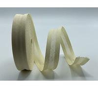 Ivory/Cream Cotton Bias Binding Rolls 1 Inch / 25mm x 5 metres