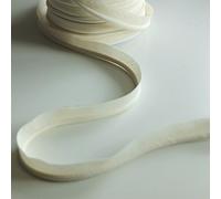 Ivory Cream Large flanged 7mm Insert Piping Cord Poly Cotton bias Cut - Sold by The Metre - Many Colours