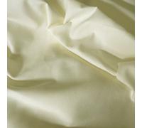 Ivory Cream Polycotton Satin Twill Curtain Lining Fabric - Premium Curtain Backing Materia for Drapes, Blinds, and Upholstery | 54" - 137 cm Wide (per Metre)