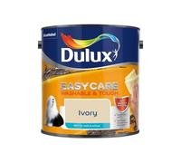Ivory Dulux Easycare Matt Emulsion Paint 2.5L - Washable & Stain Resistant, Durable Matt Finish, Quick Dry, Low Odour Interior Wall & Ceiling Paint