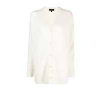Ivory Elbow-Patch Cardigan - female - Theory - Cardigans - Beige - S - Knitwear S