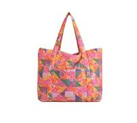Ivory Ella Jumbo Tote, Patchwork, L
