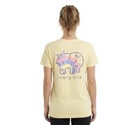 Ivory Ella Womens Shrunken SS Tee, Butter Yellow, XS