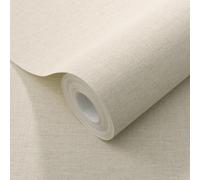 Linen Serenity Vinyl Wallpaper Ivory Erismann 10510-38