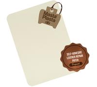 (Ivory) MastaPlasta Self-Adhesive Premium Leather Repair Patch Instant Upholstery Quality Patch for Sofas, Car Interiors, Ba