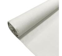 Ivory Plain Polycotton Fabric Dress Craft Poly Cotton Material | 1 Metre (100cm x 112cm) | Soft Poly Cotton for Sewing, Dressmaking, Crafts, Bunting & Lining
