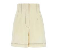 Ivory Polyester Blend Shorts - female - Philosophy di Lorenzo Serafini - Casual Shorts - Beige - S - Shorts S