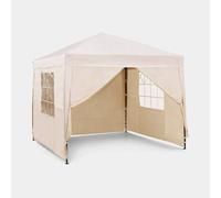 Ivory Pop-Up Gazebo Set 2.5m x 2.5m