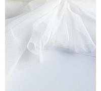 Ivory Soft Tulle Fabric - 150cm Wide, 40gsm Lightweight Bridal & Wedding Netting - Sold by the Metre (Off White)