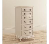 Ivory Tall Chest - 6 Drawer