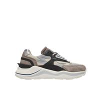 Ivory Trainers with Silver Details, female, D.A.T.E., Sneakers, Multicolor, 3 UK, Shoes 3 UK