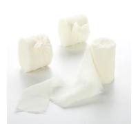 Ivory White Chiffon Ribbon 3 Rolls 1.5 inch X 5 Yard Cream White Handmade Fringe Silk Chiffon Ribbon Set for Gift Wrapping, Wedding Invitations, Bridal Flower Bouquets, DIY Crafts