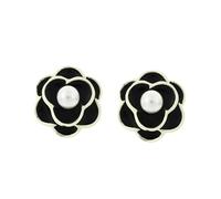 IvoryHaid Vintage Black Rose Earrings Elegant Black Floral Jewelry for Women Ideal Birthday or Valentine’s Day Gifts