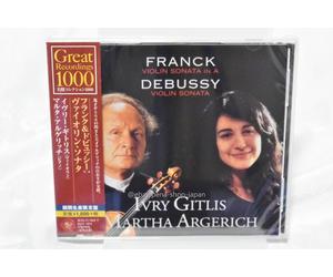IVRY GITLIS & MARTHA ARGERICH-FRANCK & DEBUSSY: VIOLIN...-JAPAN CD Ltd/Ed