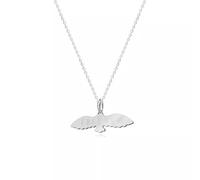 IVSDCFVLK Vintage Metal Freedom Flying Bird Drop Pendant Necklace titanium steel For Women Girls Men Long Chain Charm Gifts