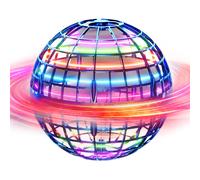 Ivtivfu Flying Orb Ball (Blue 2024 Upgraded) with Dazzling Lights Magic Hover Spinner Cool Boomerang Drone Floating Cosmic Globe Kids Outdoor Toy
