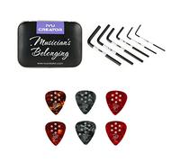 IVU Creator Allen Wrench Hex Key Set for Fender Guitar Truss Rod and Saddle SAE Metric with Non-Slip Picks Musician's Belonging