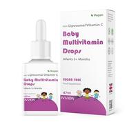 ivvion Vegan Multivitamin Drops for Infants & Kids (Age 3 Months+) | 9 Essential Vitamins with Liposomal Vitamin C, Mango Flavour | Sugar-Free, Non-GMO, Gluten-Free, Made in UK (55 Days Supply)