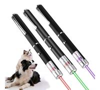IVVTRYI 3 Pack Red Green Violet Pointer for Cats Pet Light Toys for Kittens and Dogs